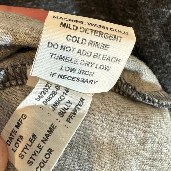 johnnie-O Sully Performance Quarter Zip Sweater F1923 in Heather Grey Mens MD - Picture 7 of 10